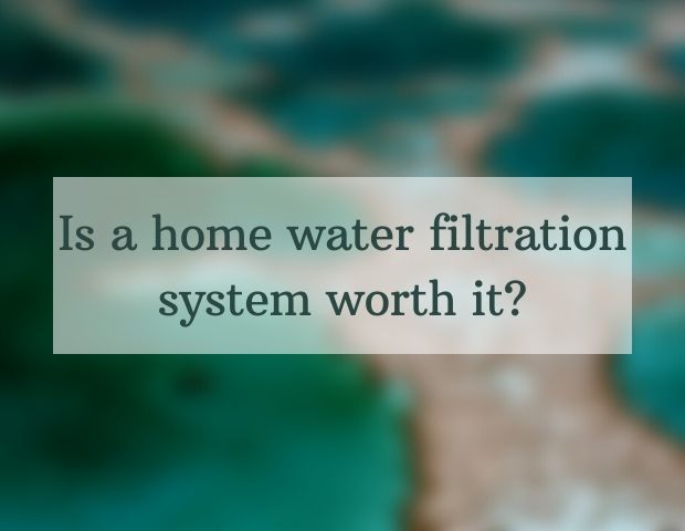 Is a home water filtration system worth it?